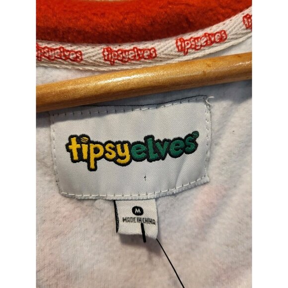 NWT Unisex Meowy Catmus Jumpsuit Loungewear Christmas Santa Cats Pockets M - Picture 8 of 10